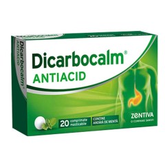 Dicarbocalm Antiacid 20 cpr masticabile